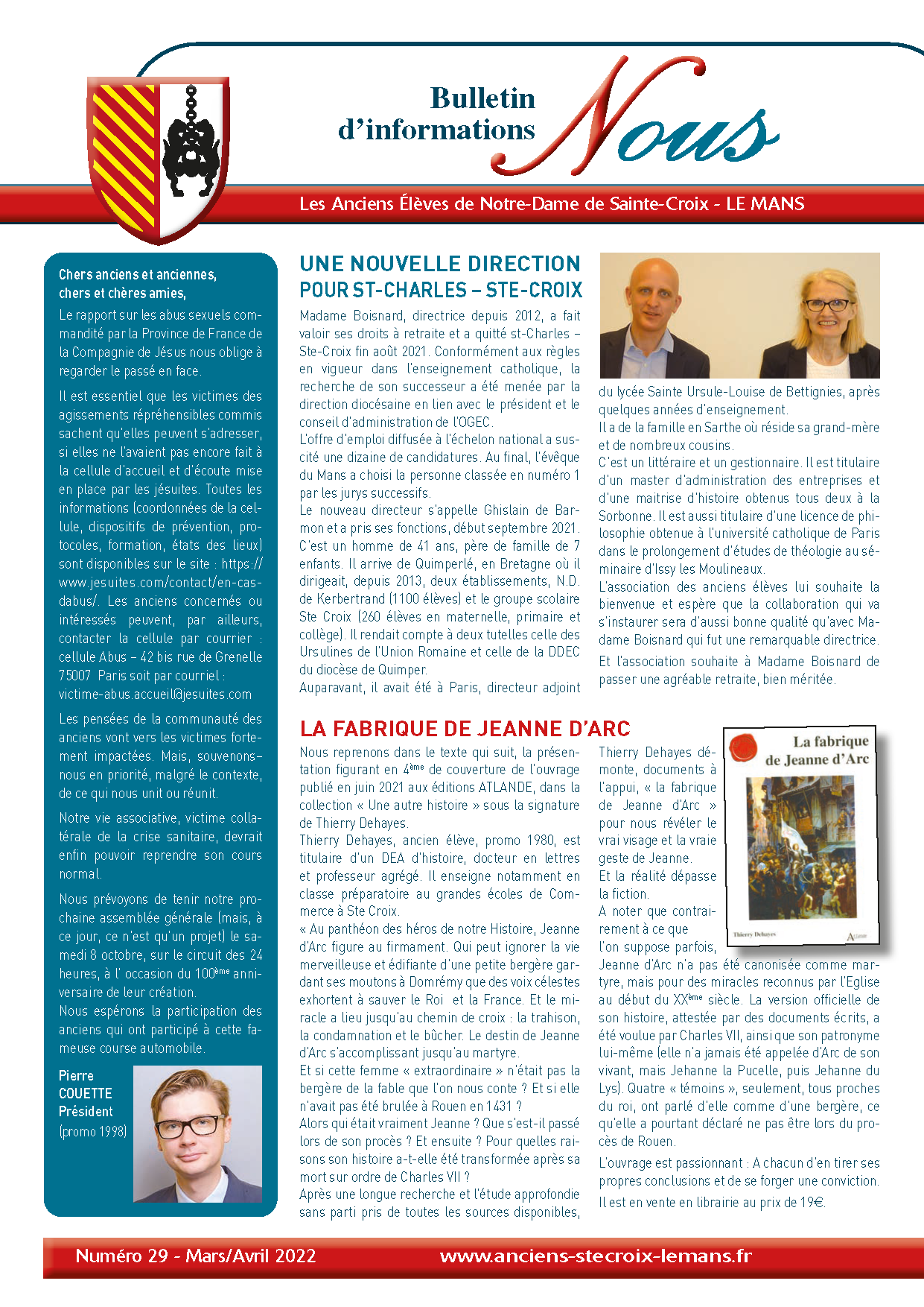Bulletin NOUS 29